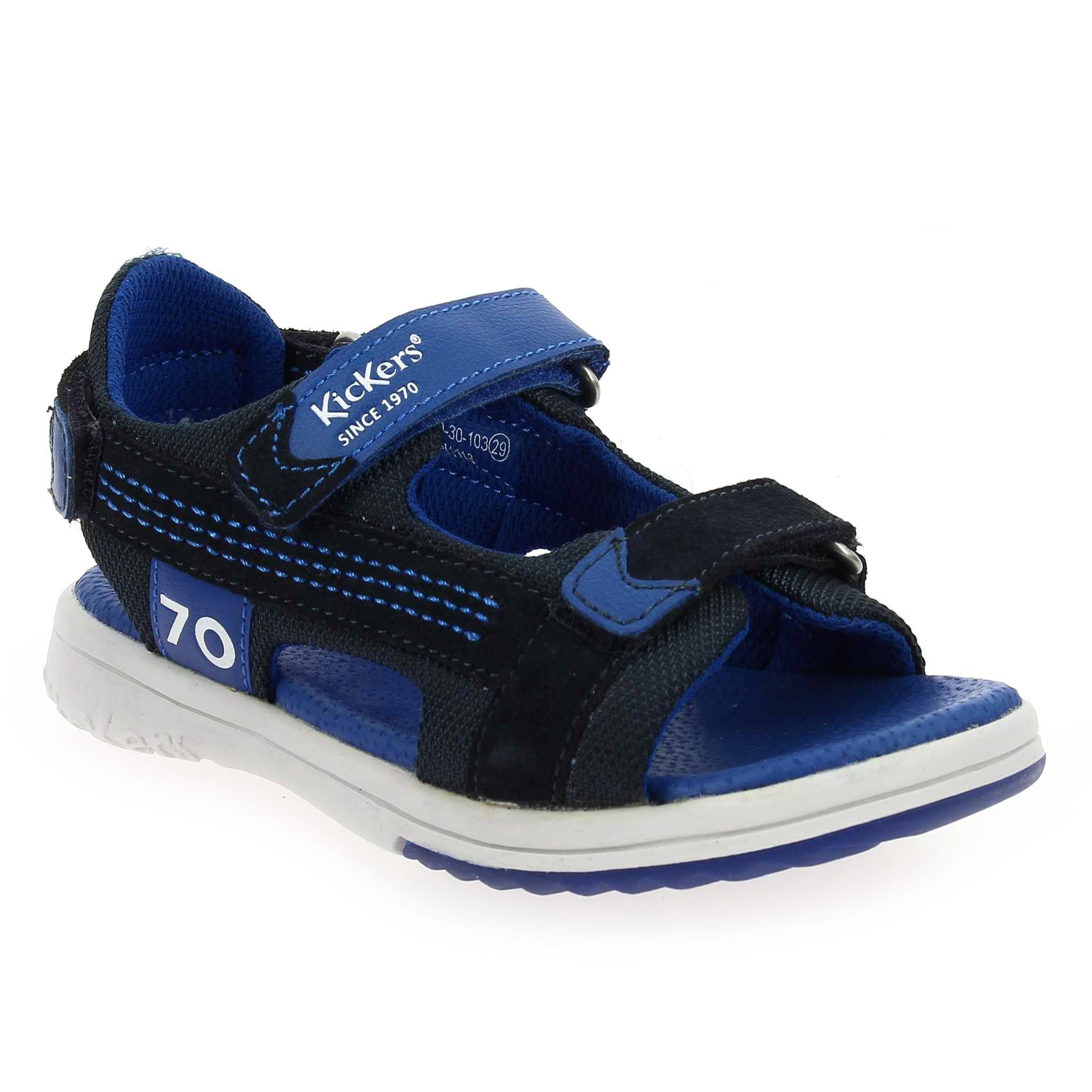 Kickers  PLANE - Marine Bleu