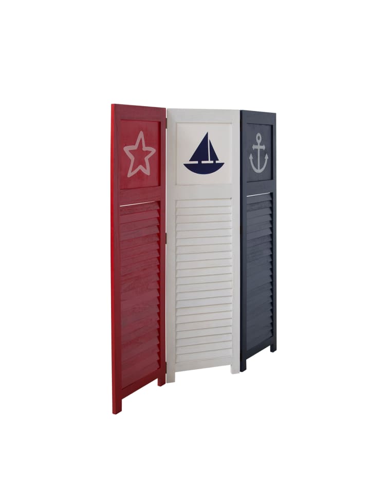 Homestyle4u 3-tlg. Paravent in Weiß 105x130 günstig kaufen onesize