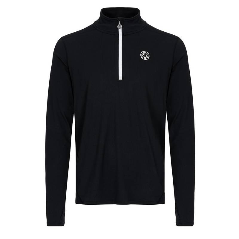 BIDI BADU Zac Tech Longsleeve Tennisshirt Herren