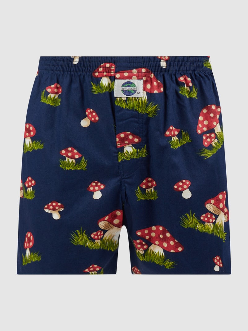 Boxershorts aus Baumwolle in marineblau