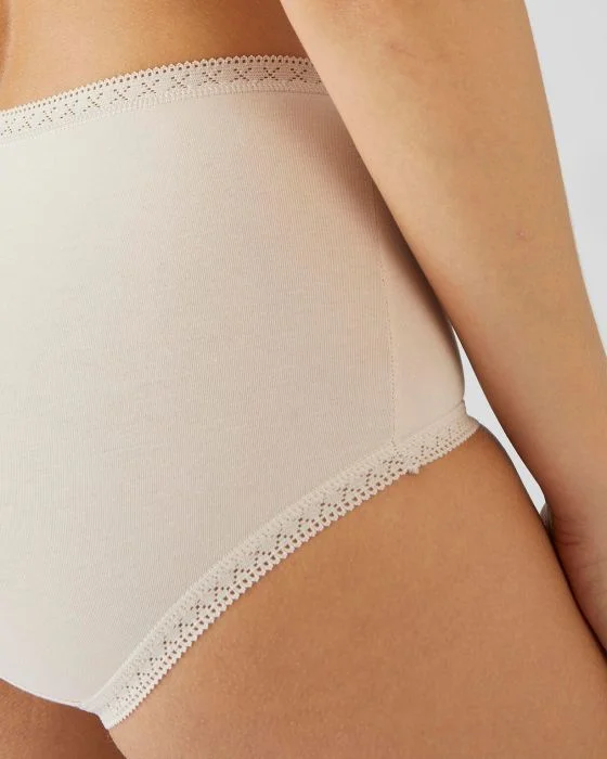 Culotte midi, en coton strech