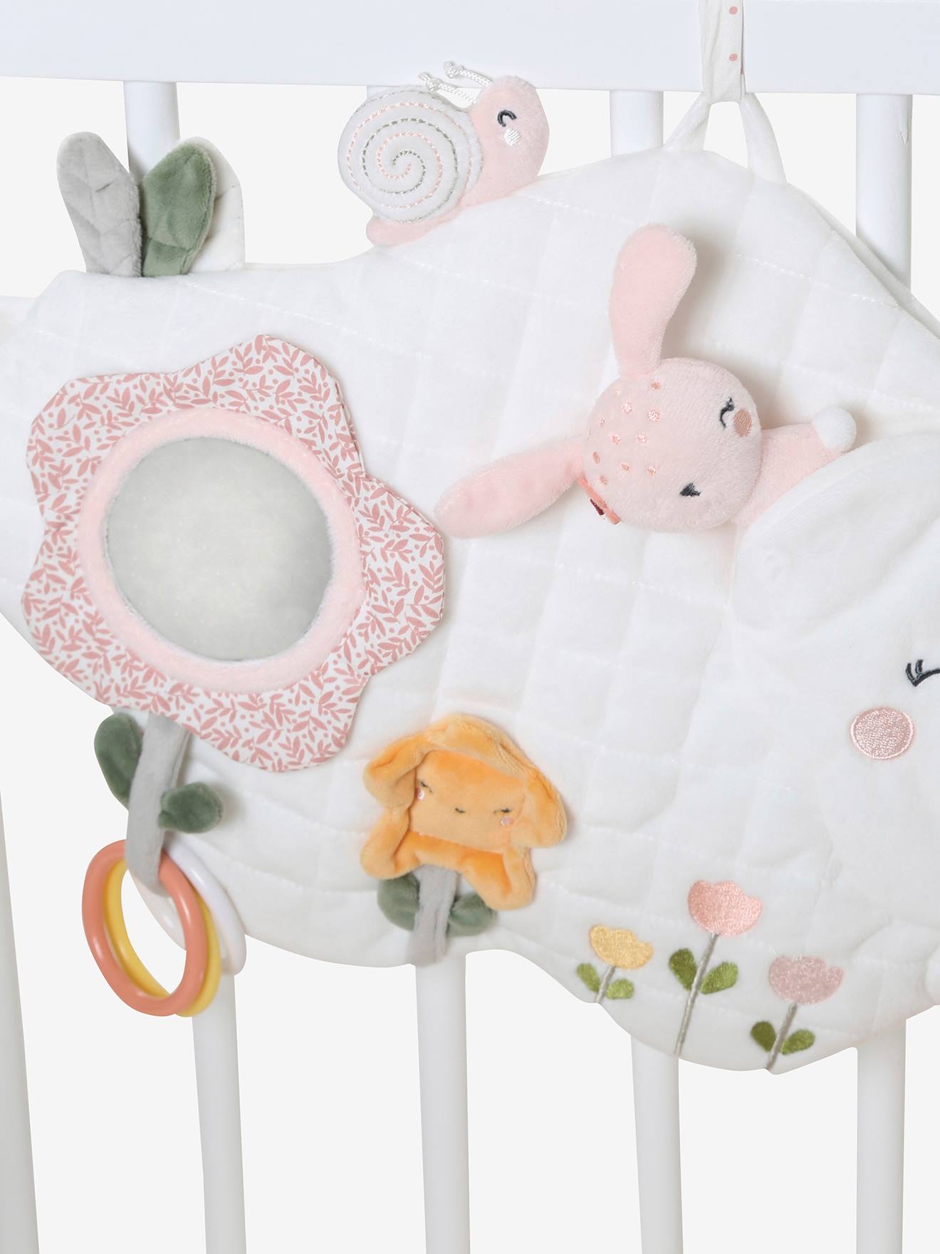 Panneau d'activités en tissu PAYS ROSE multicolore