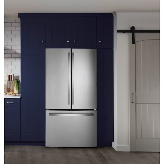 GE 27-cu ft French Door Refrigerator with Ice Maker (Fingerprint-resistant Stainless Steel) ENERGY STAR