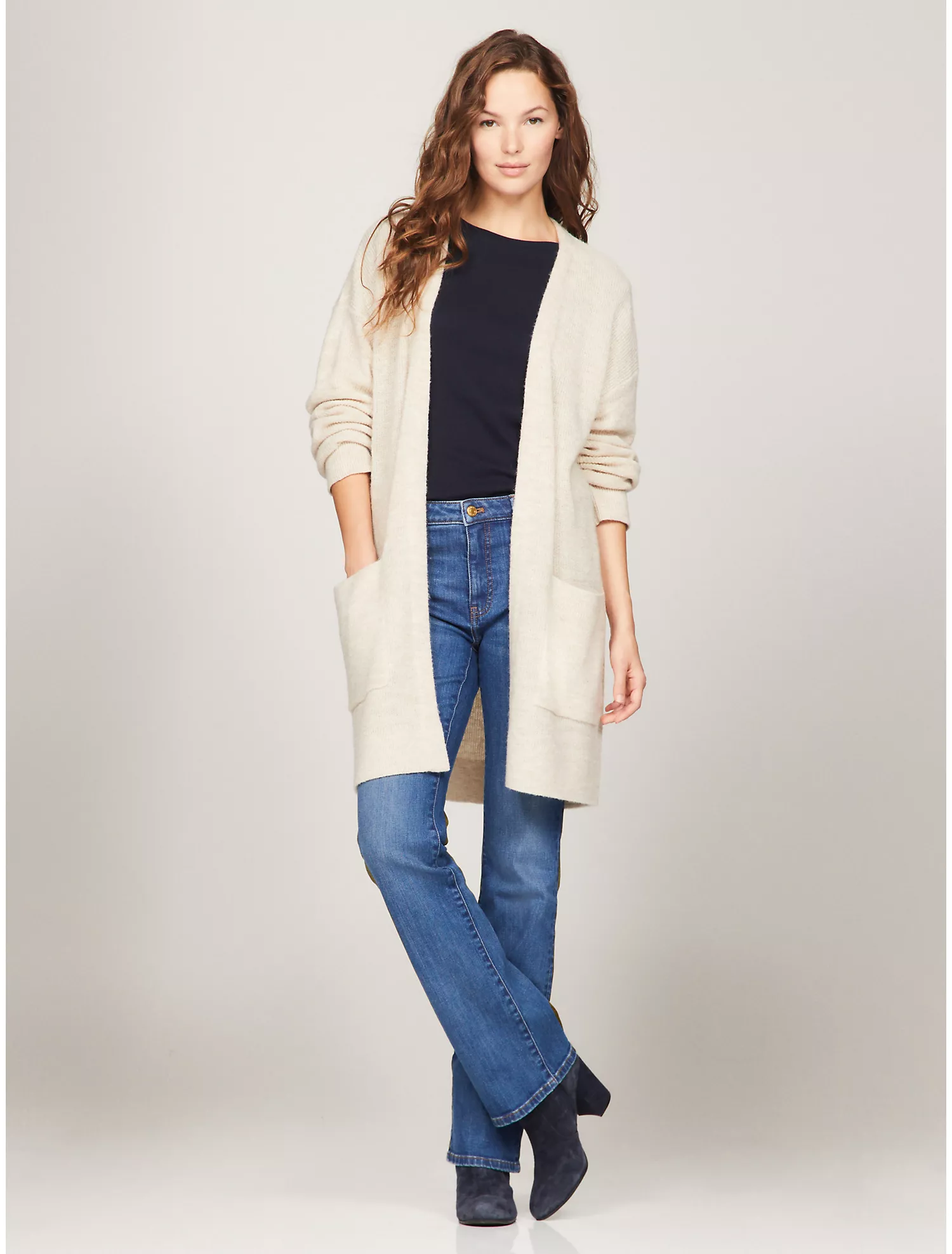 Long Open Cardigan