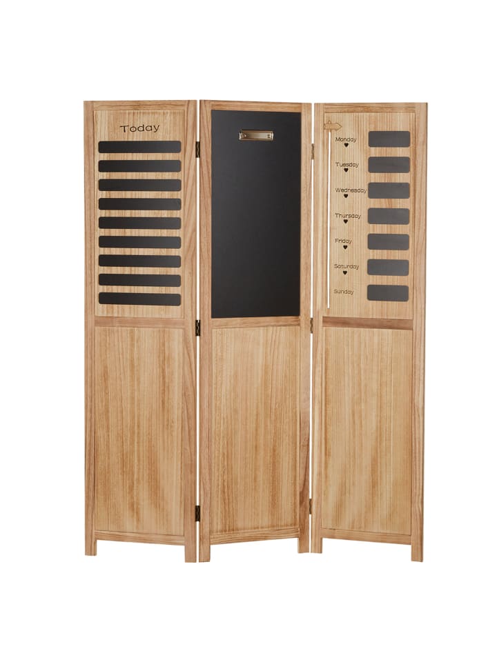 Homestyle4u 3-tlg. Paravent in Braun 120x170 günstig kaufen onesize