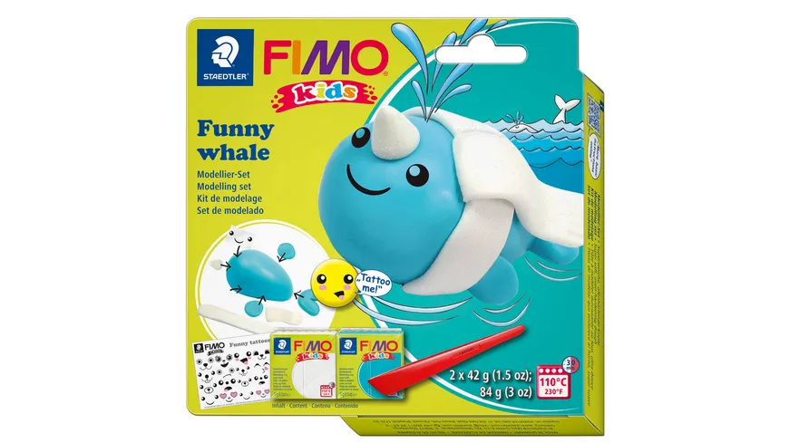 STAEDTLER Modelliermasse FIMO® Kids funny papers kit 