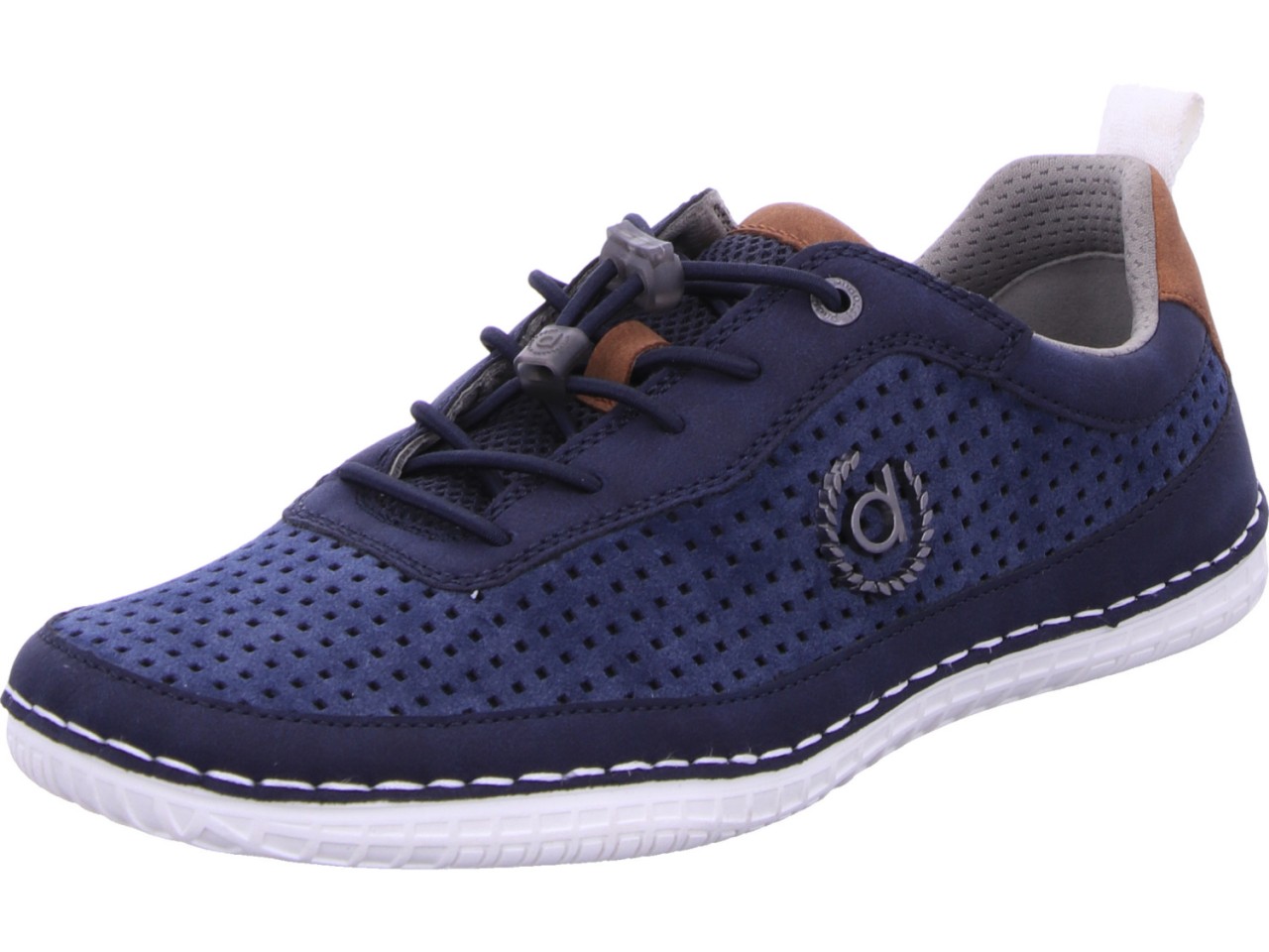 BUGATTI Komfort Slipper blau Bimini