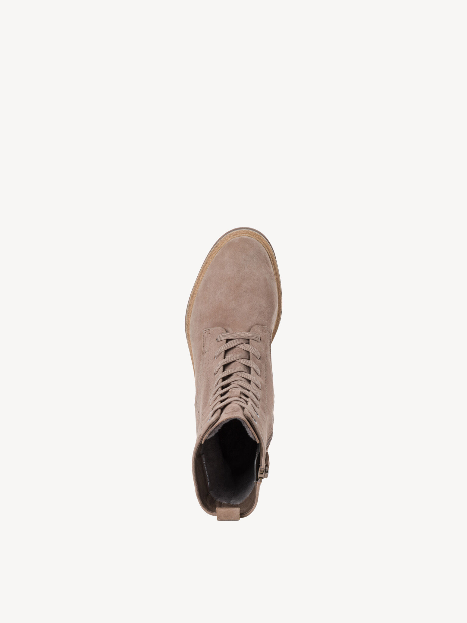 Bottine en cuir - marron