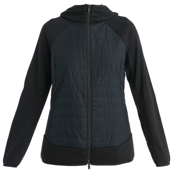 Icebreaker - Women's Quantum Hybrid L/S Zip Hoodie - Merinojacke