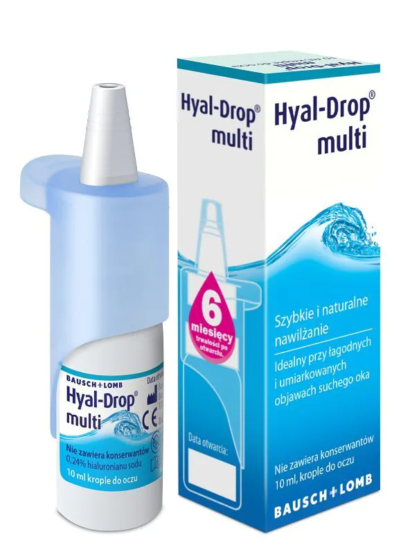 Hyal-Drop Multi, Colírio Hidratante, Sem Conservantes