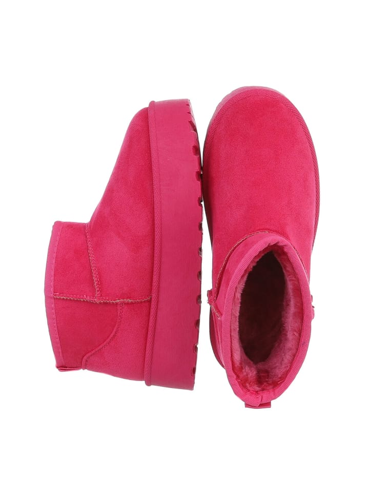 Ital-Design Stiefelette in Pink günstig kaufen