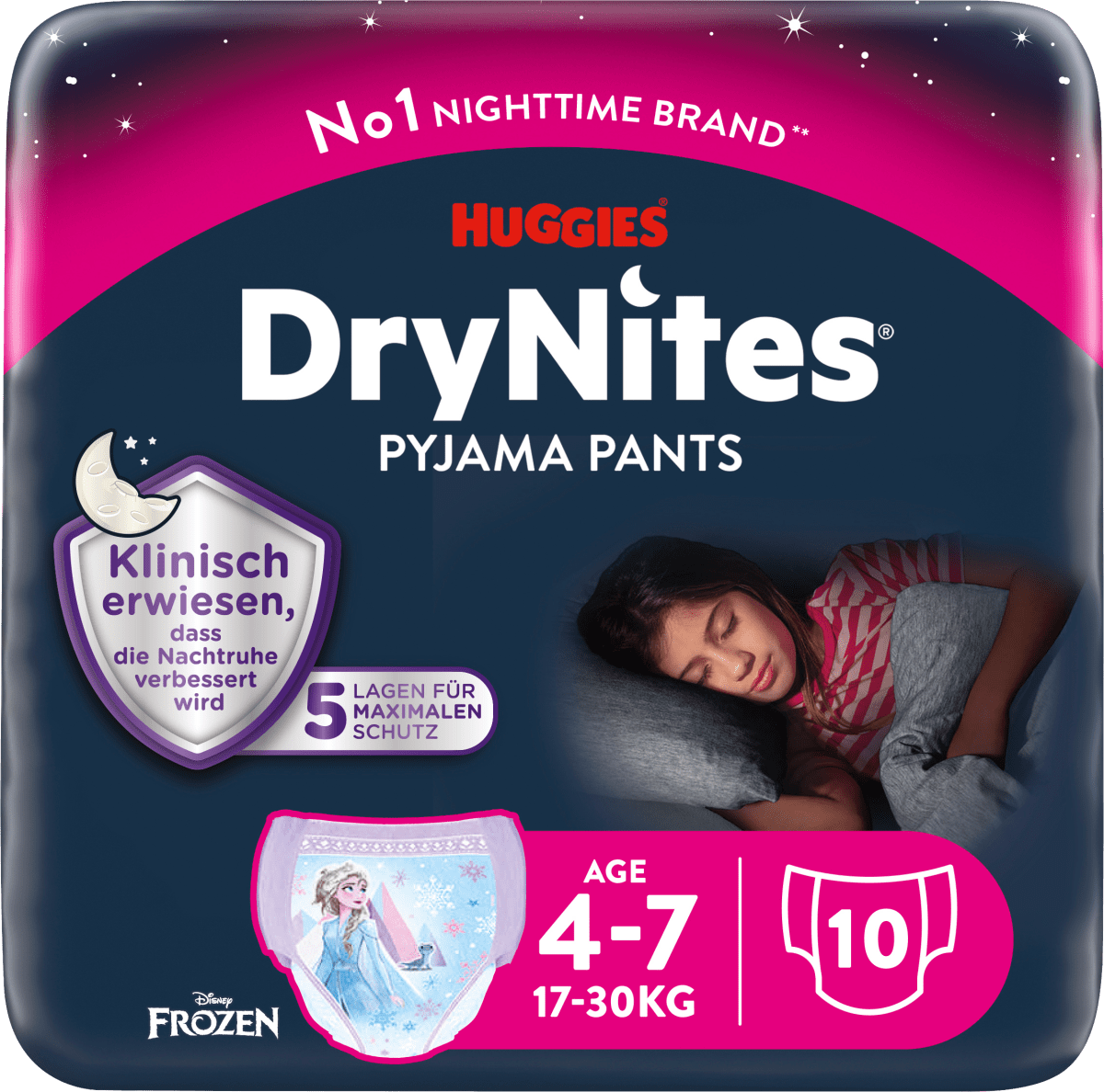 Pyjama Pants Mädchen 4-7 Jahre, 10 St