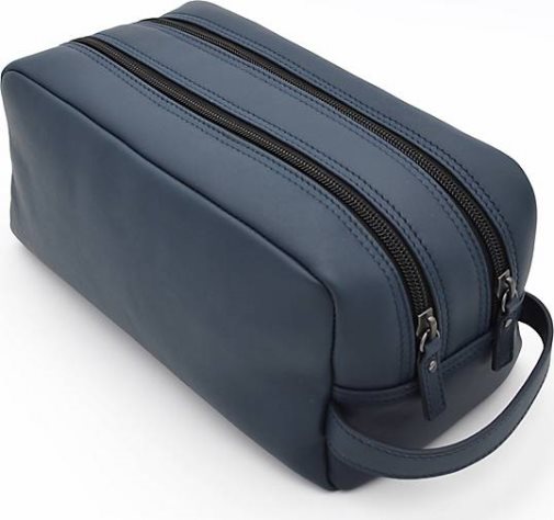 JUMP Boston Kulturbeutel Leder 27 cm