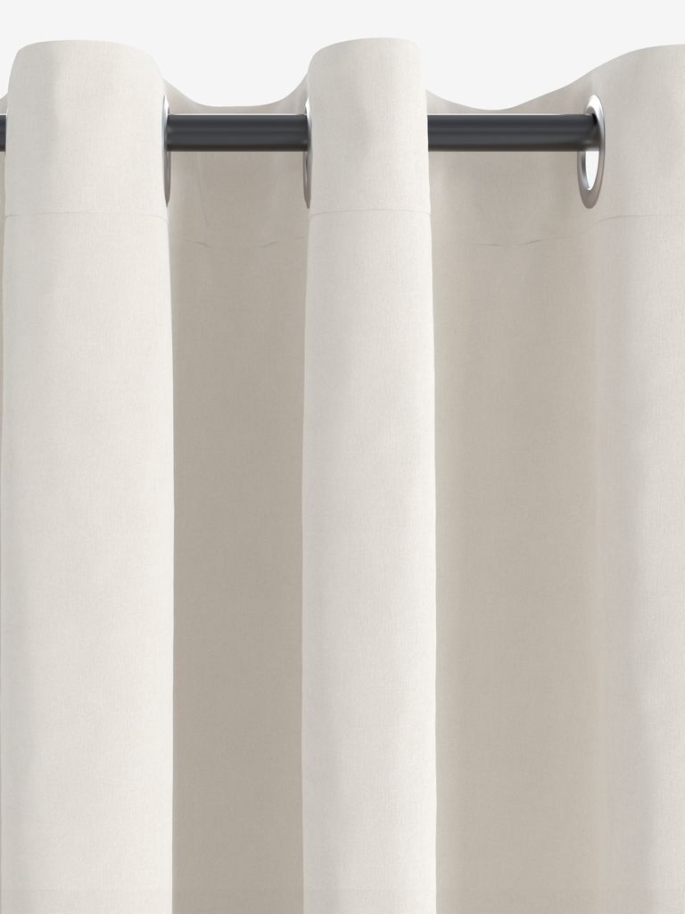 NESVATN Vorhang 1x140x300cm Chenille weiß