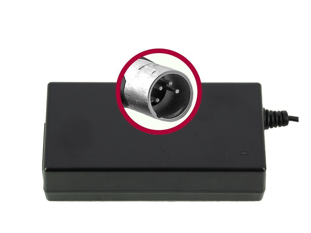BMZ Ladegerät BMZ Li-Ion 42V 2A Stecker XLR 4polig E-Bike Akku