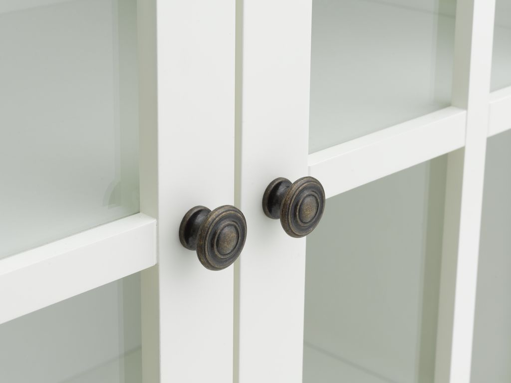 Vitrine NORDBY NORDBY, 2 portas, 1 gaveta, branca