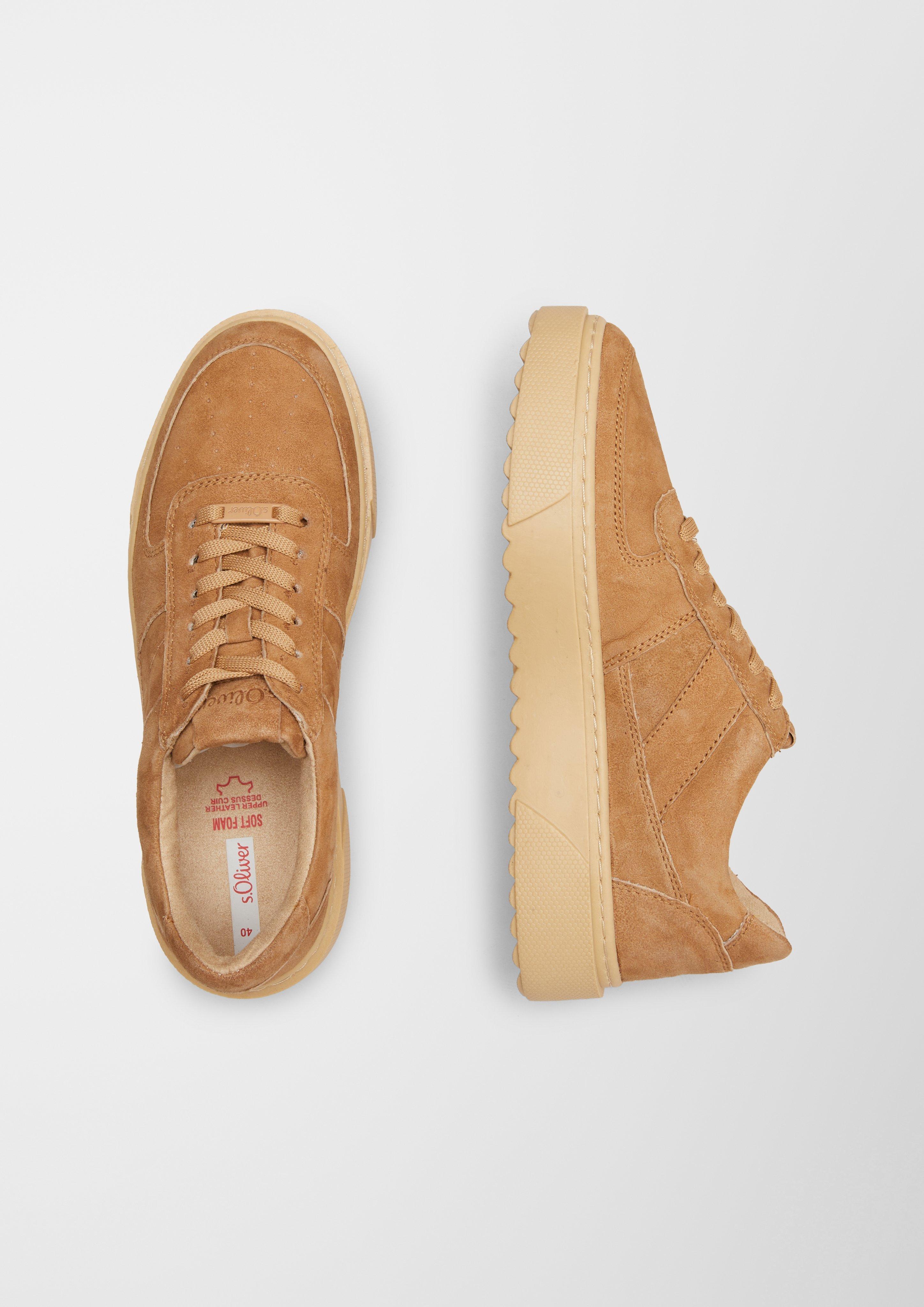 Sneaker aus Veloursleder  6006470-319