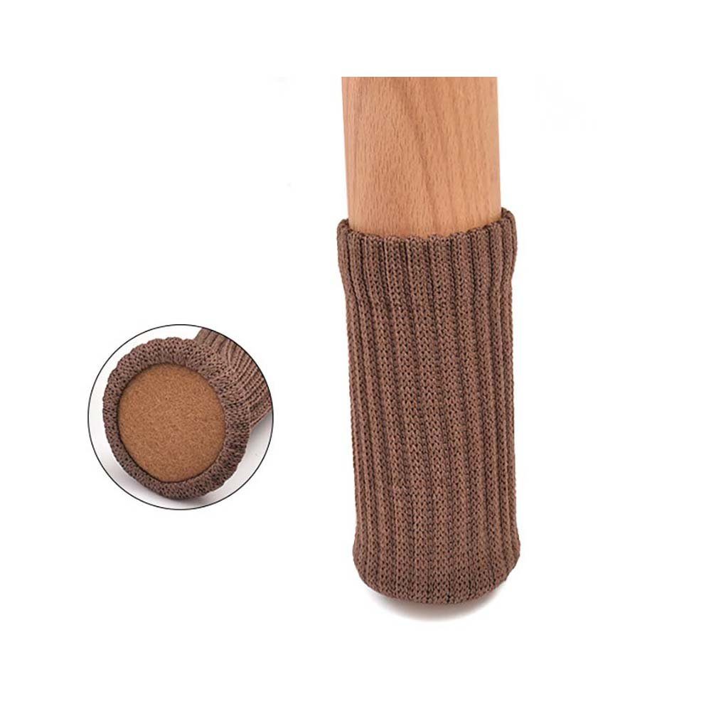 CTGtree Stuhlsocke Stuhlbeinsocke Möbel Socken Anti-Rutsch Wollsocken Hocker, (16 St)