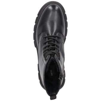 Tom Tailor Schnür Boots in schwarz