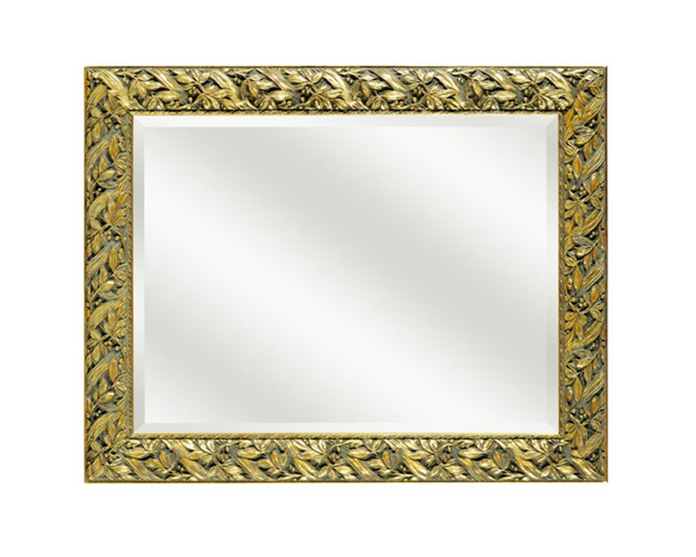 ASR Rahmendesign Wandspiegel Lissabon (klassisch, Blattgold), Größe außen: 78cm x 98cm x 4cm