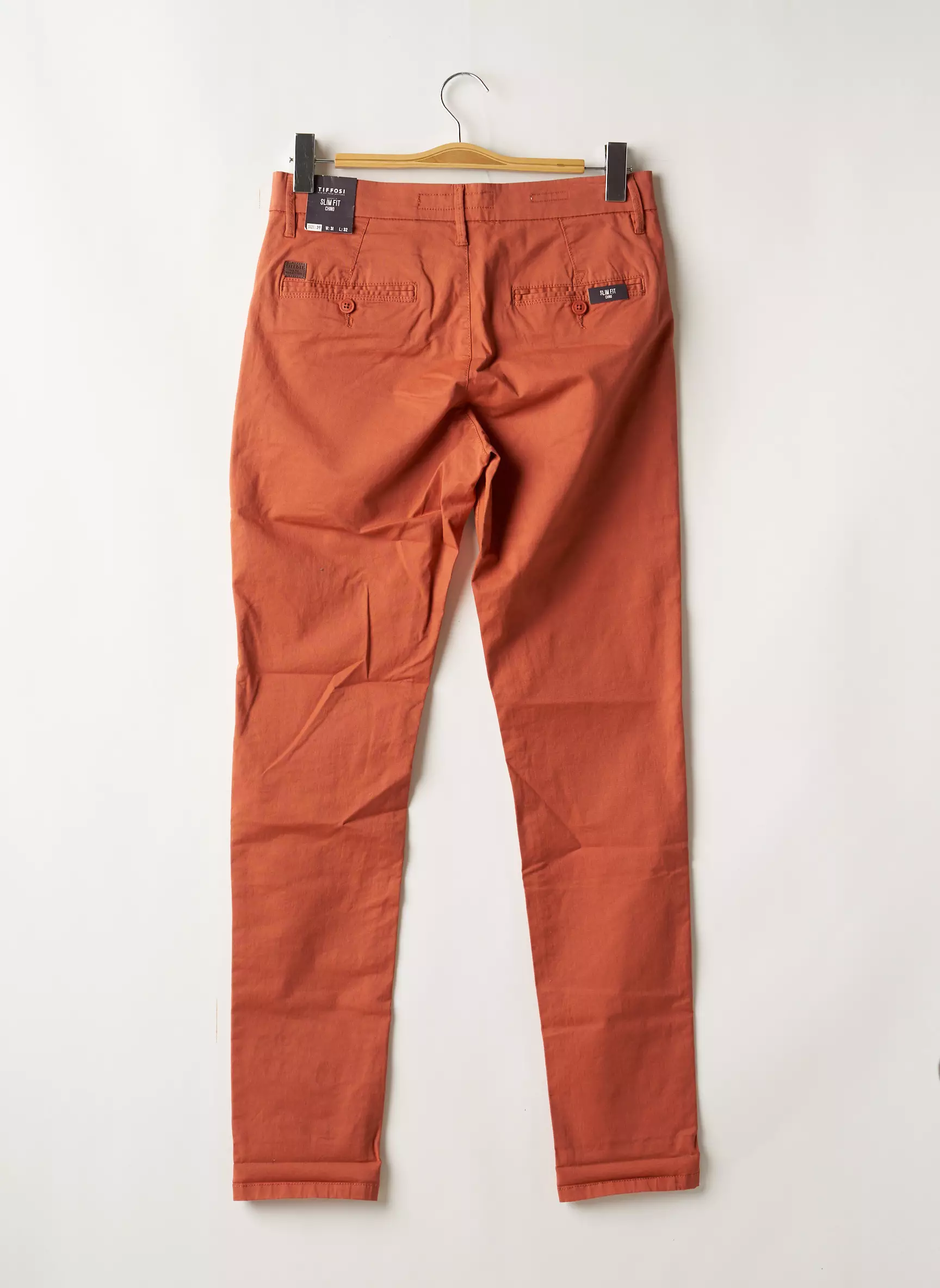 Tiffosi Pantalons Chino Homme couleur orange