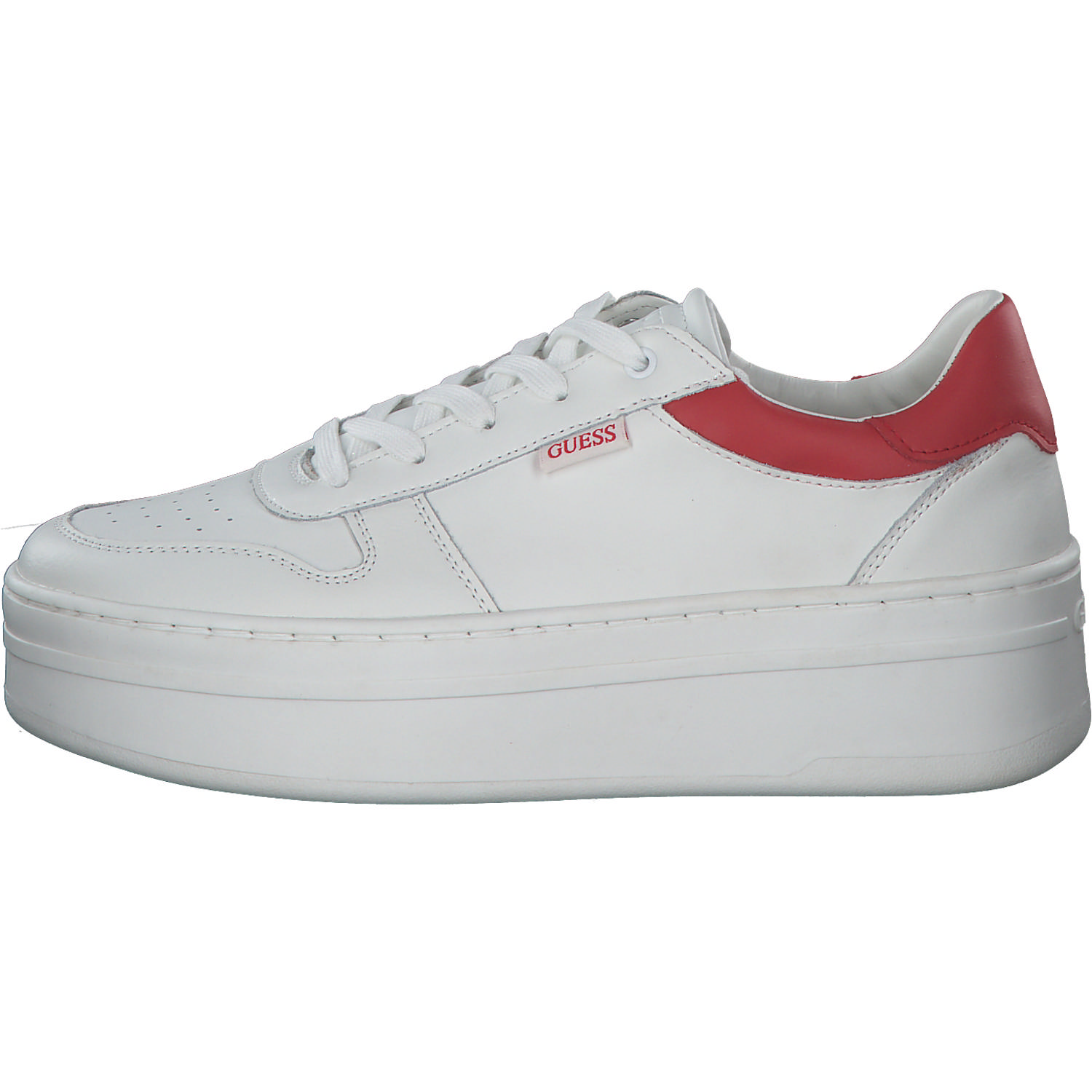 Guess Lifet FL6LIF, Schnürschuhe, Damen, white/red