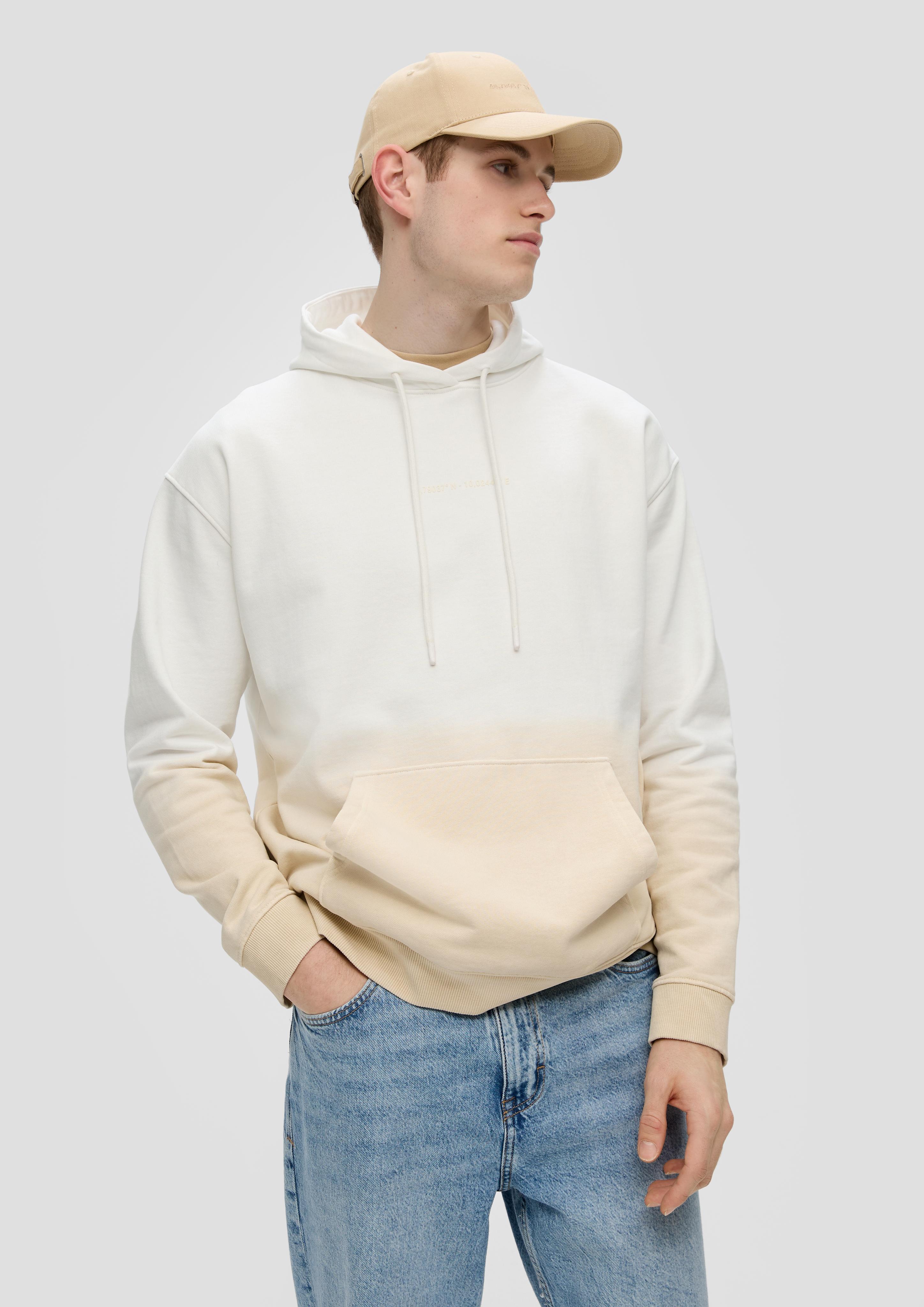 Sweatshirt mit gummiertem Schriftprint  2145056-0120
