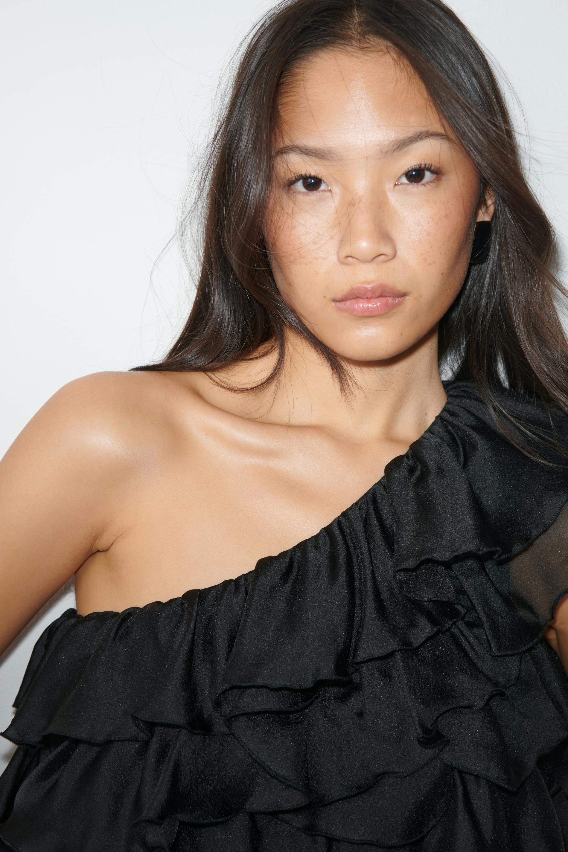Organza frill top