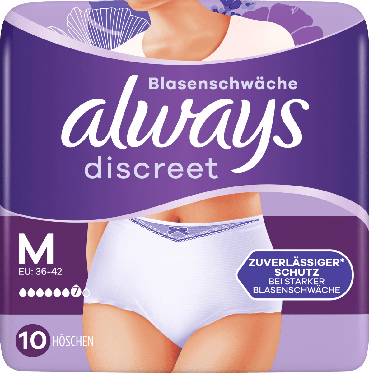 discreet Pants Inkontinenz Gr. M Plus, 10 St