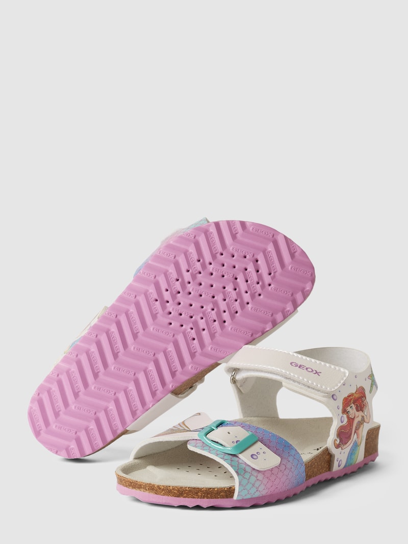 Sandalen mit DS®-Details in offwhite
