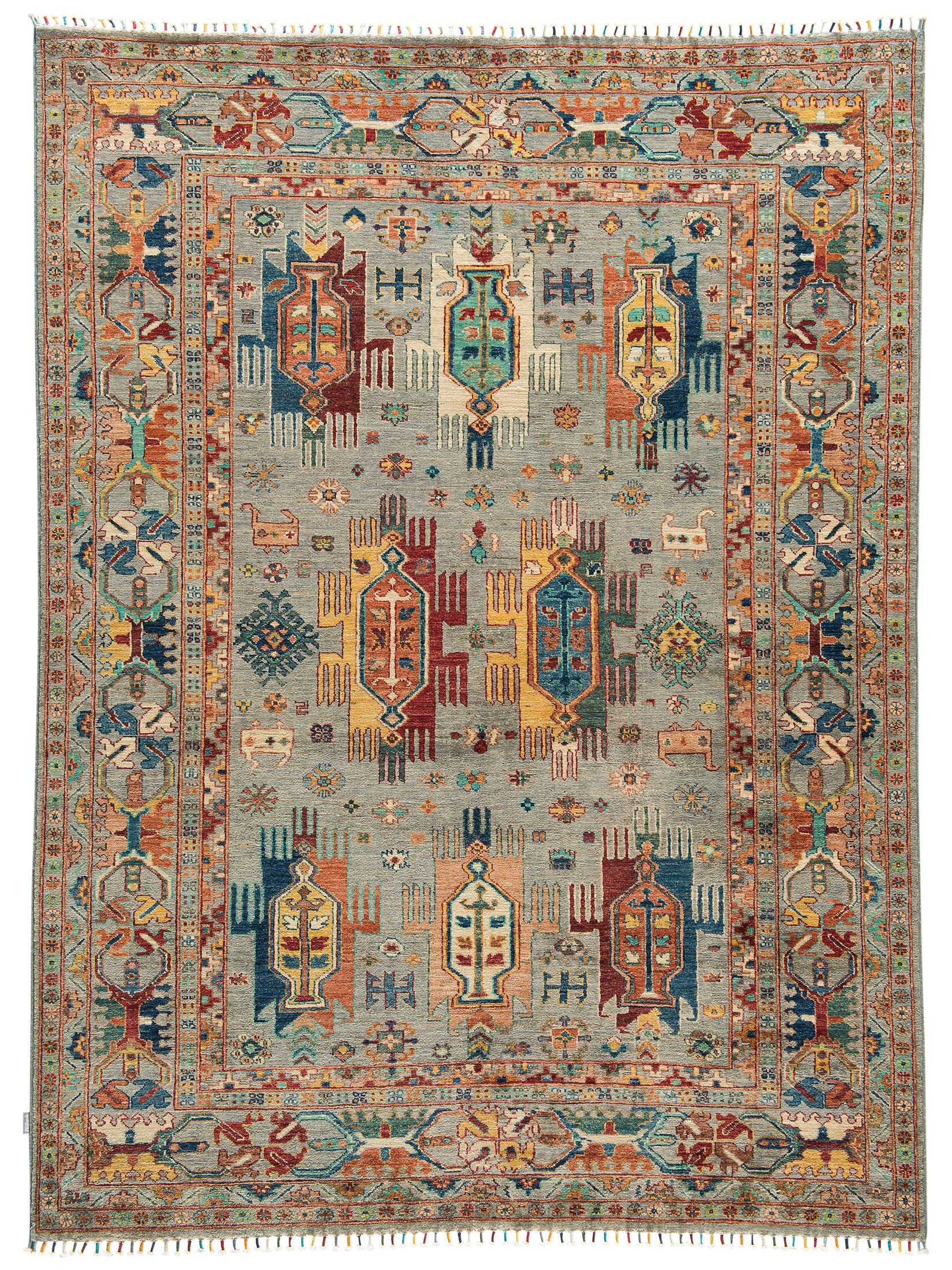 Kazak Ghazni ca. 170 x 231 cm, Unikat / Einzelstück