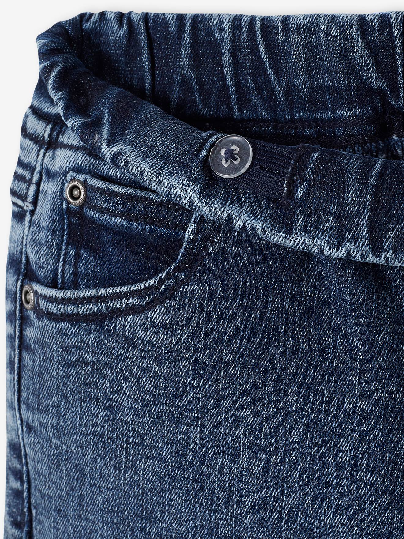 Vertbaudet Jungen Balloon Jeans, Loose-Fit - schwarz