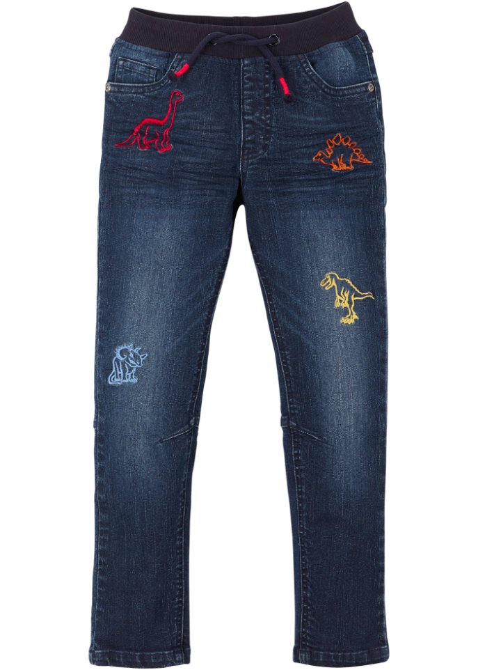 Jungen Jeans mit Dino Motiven, Regular Fit