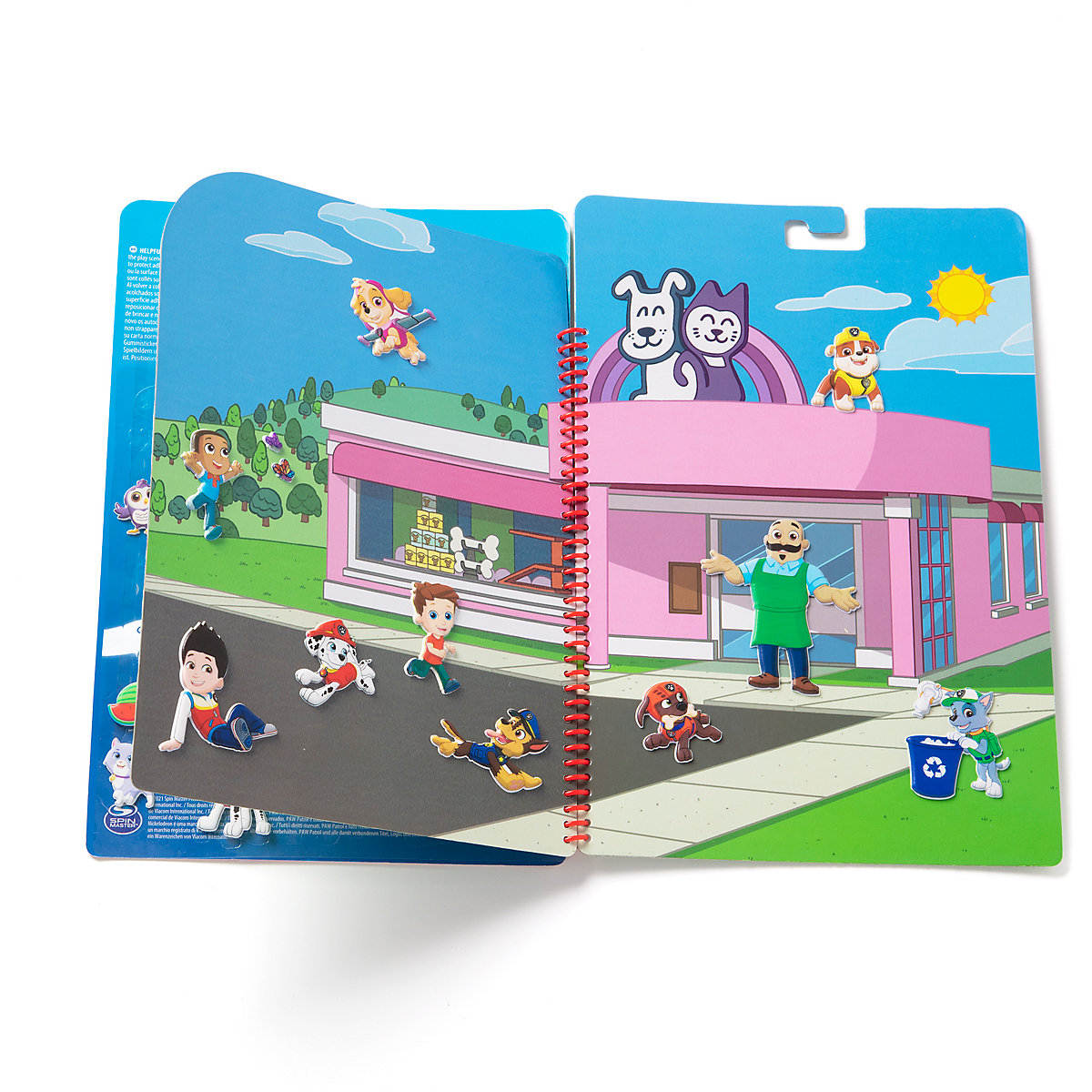 PAW Patrol Wiederaufklebbare, bauschige Sticker – Abenteuerbucht
