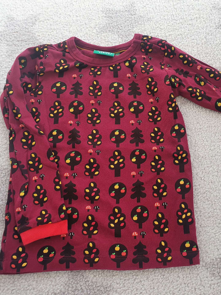 Little Green Radicals Longsleeve in Rot günstig kaufen 104