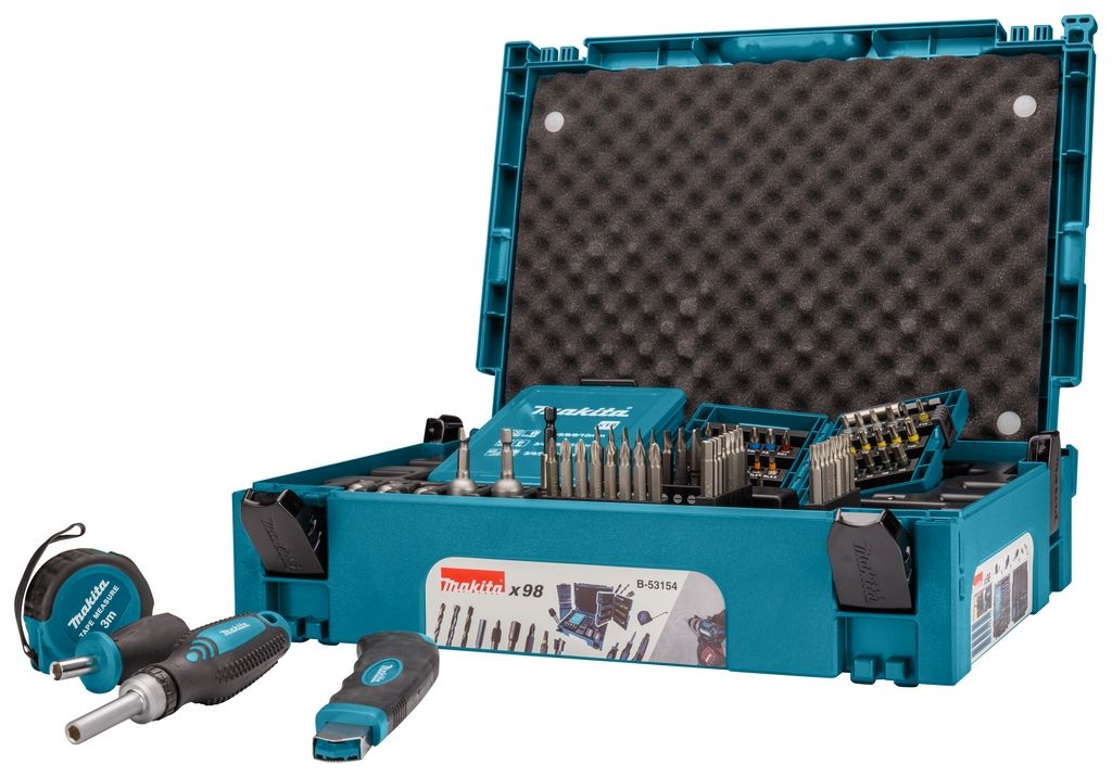 Makita Accessories B-53154 Jeu d'embouts de forage/tournevis 98 pièces dans Mbox1
