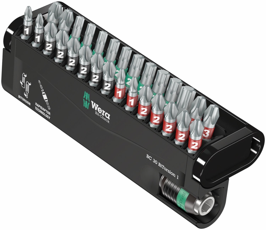 Wera 05057430001 Bit-Check 30 BiTorsion 1, 30-delig