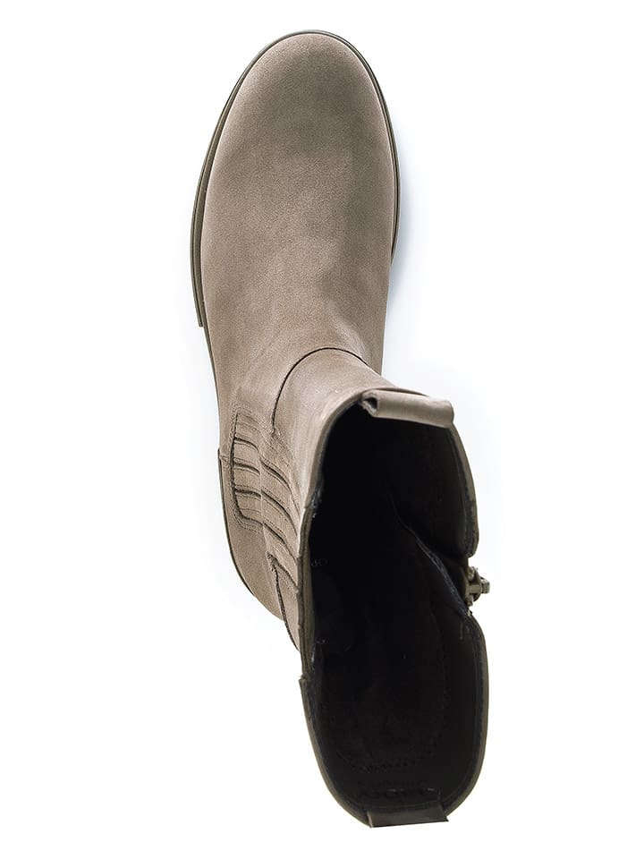 Gabor Leder-Stiefeletten in Beige günstig kaufen