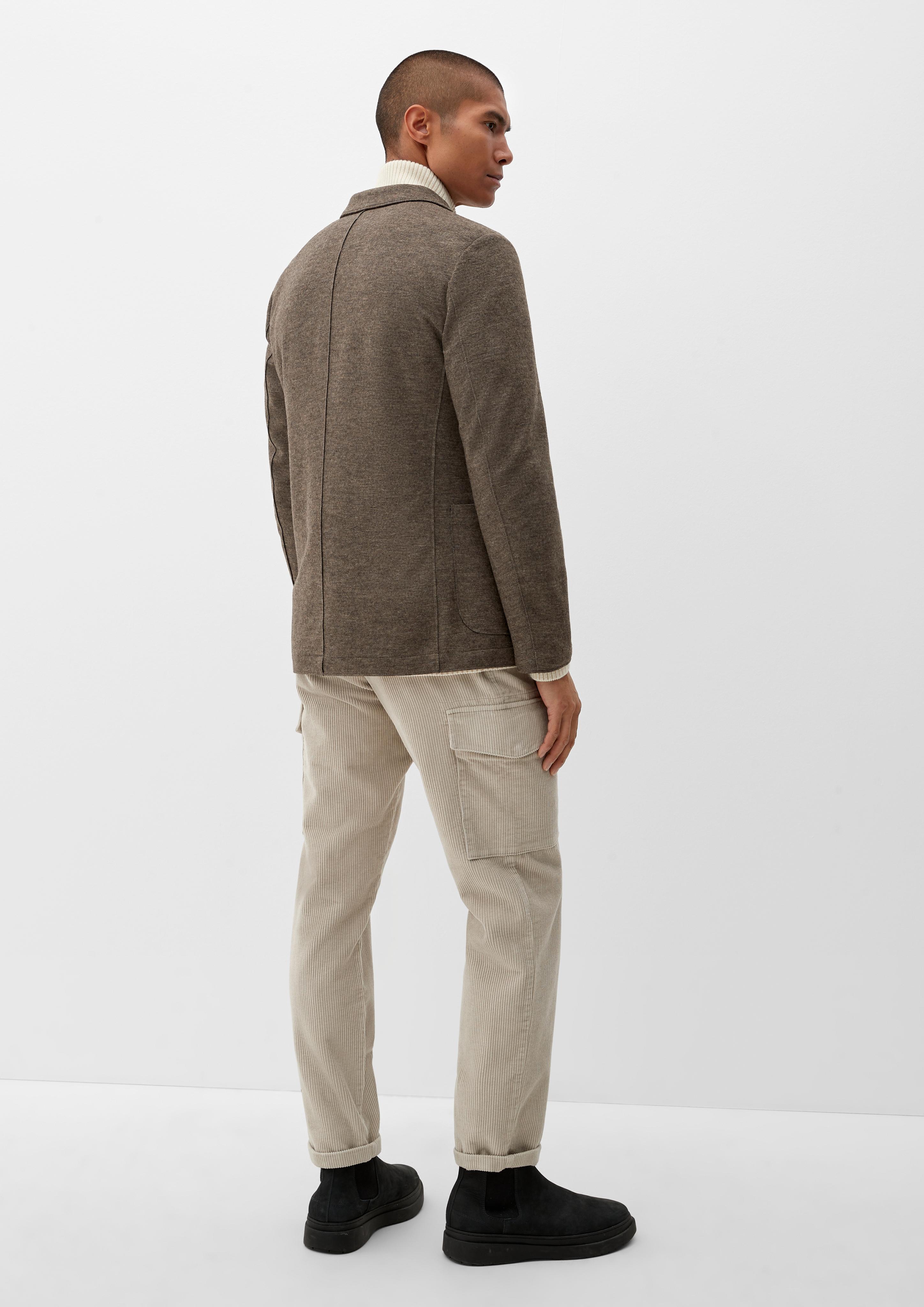 Slim: meliertes Sakko  2120647-88W2