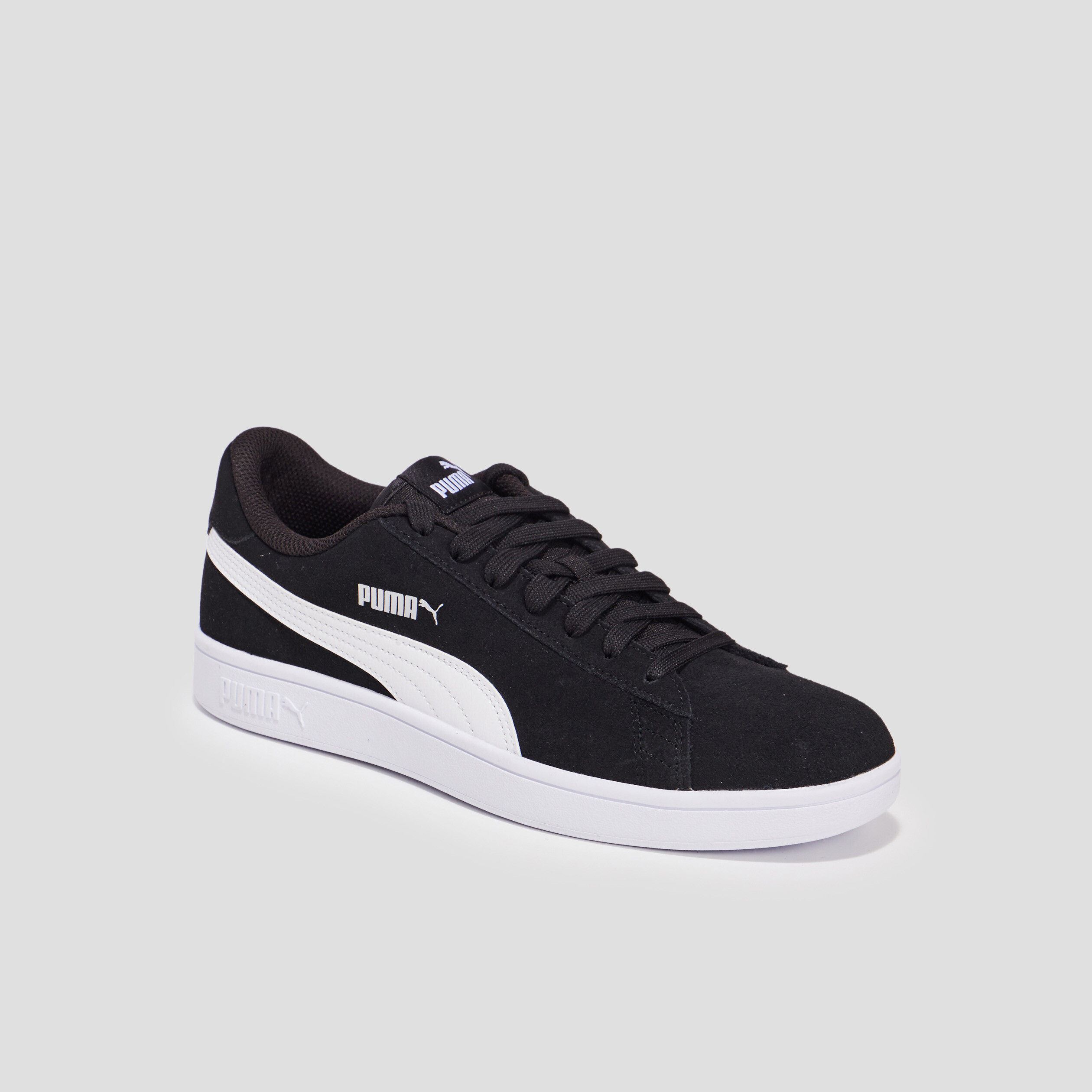 Tennis à lacets Puma Smash noir homme | La Halle