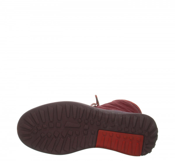 KUSABI Schnürboots - Merlot/Kombi