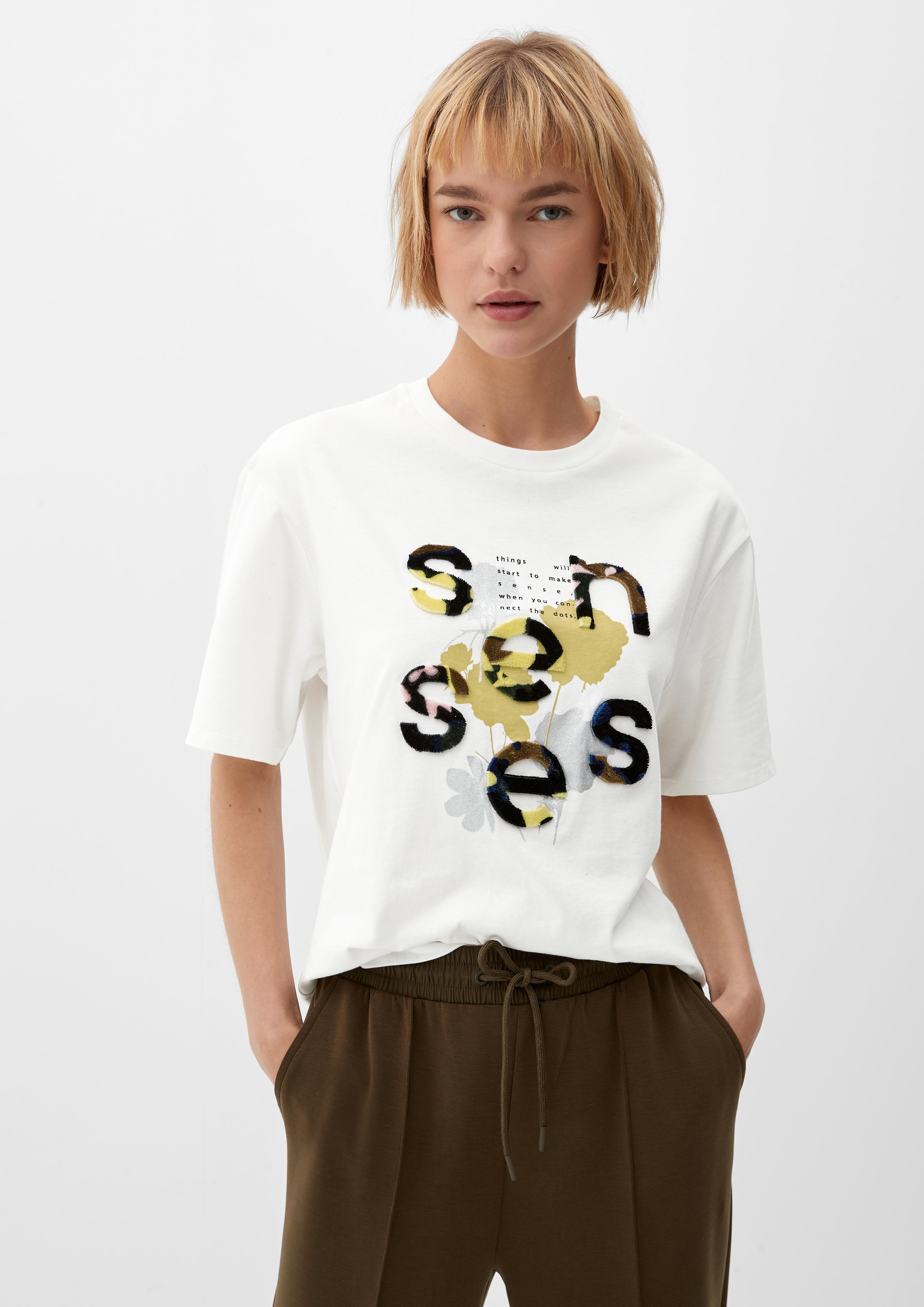 Bedrucktes T-Shirt aus Baumwolle  2122520-02D0