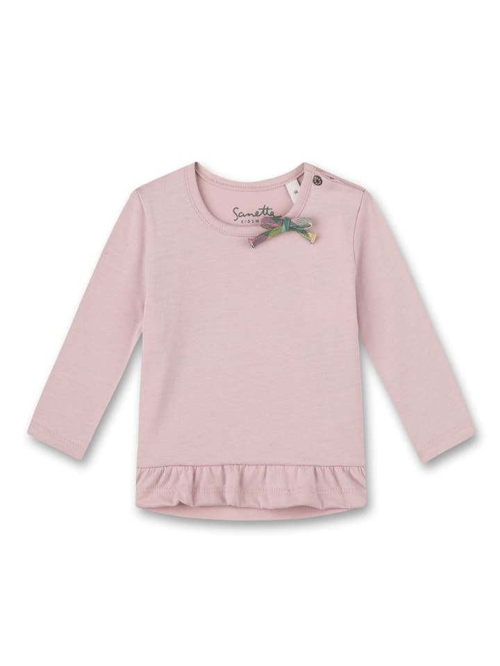 Sanetta Langarmshirt in Rosa günstig kaufen 74