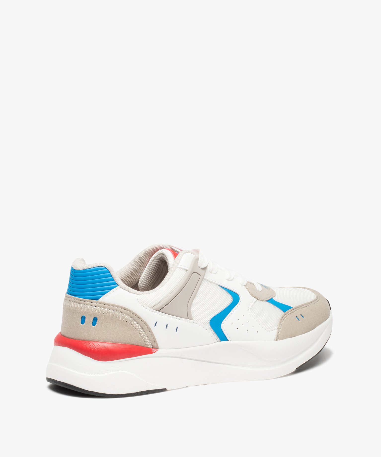 Baskets homme multicolores à lacets – Slazenger blanc | GEMO