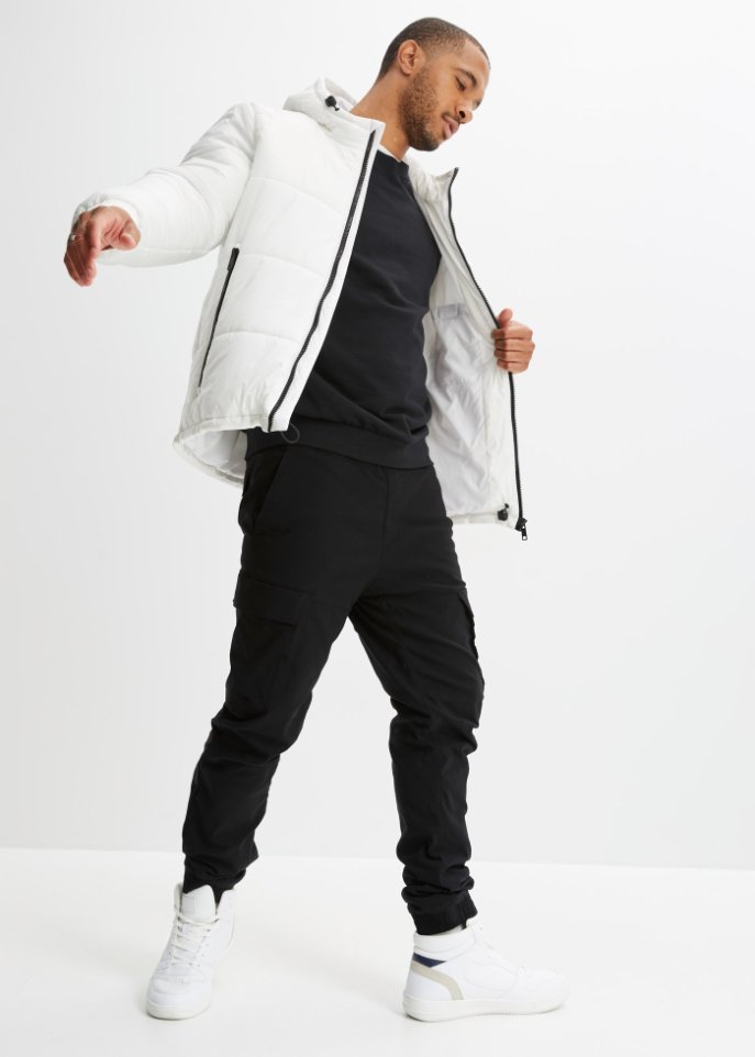 Steppjacke mit Kapuze