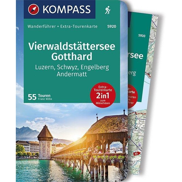 KOMPASS Wanderführer Vierwaldstättersee, Gotthard