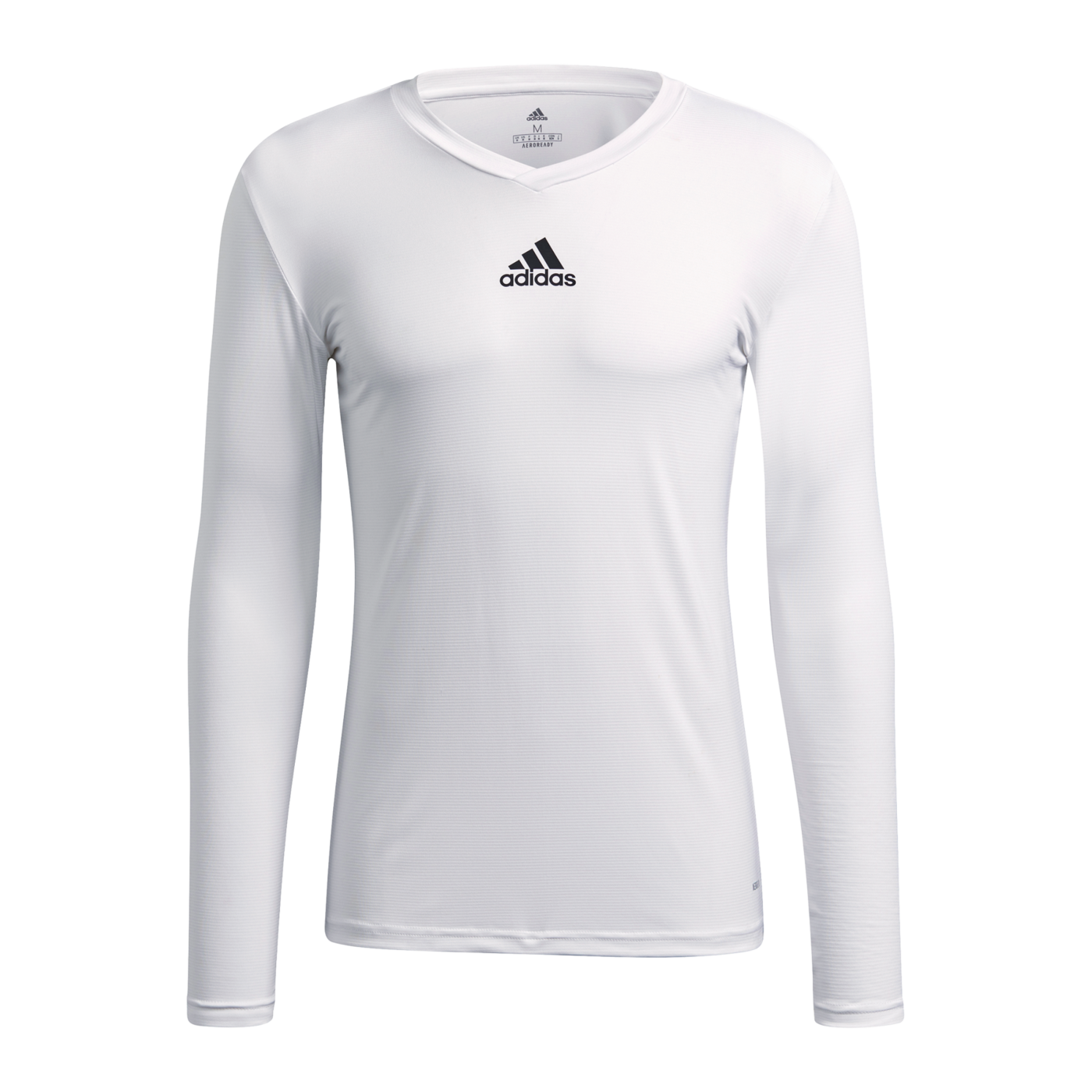 adidas Team Base Top langarm Weiss