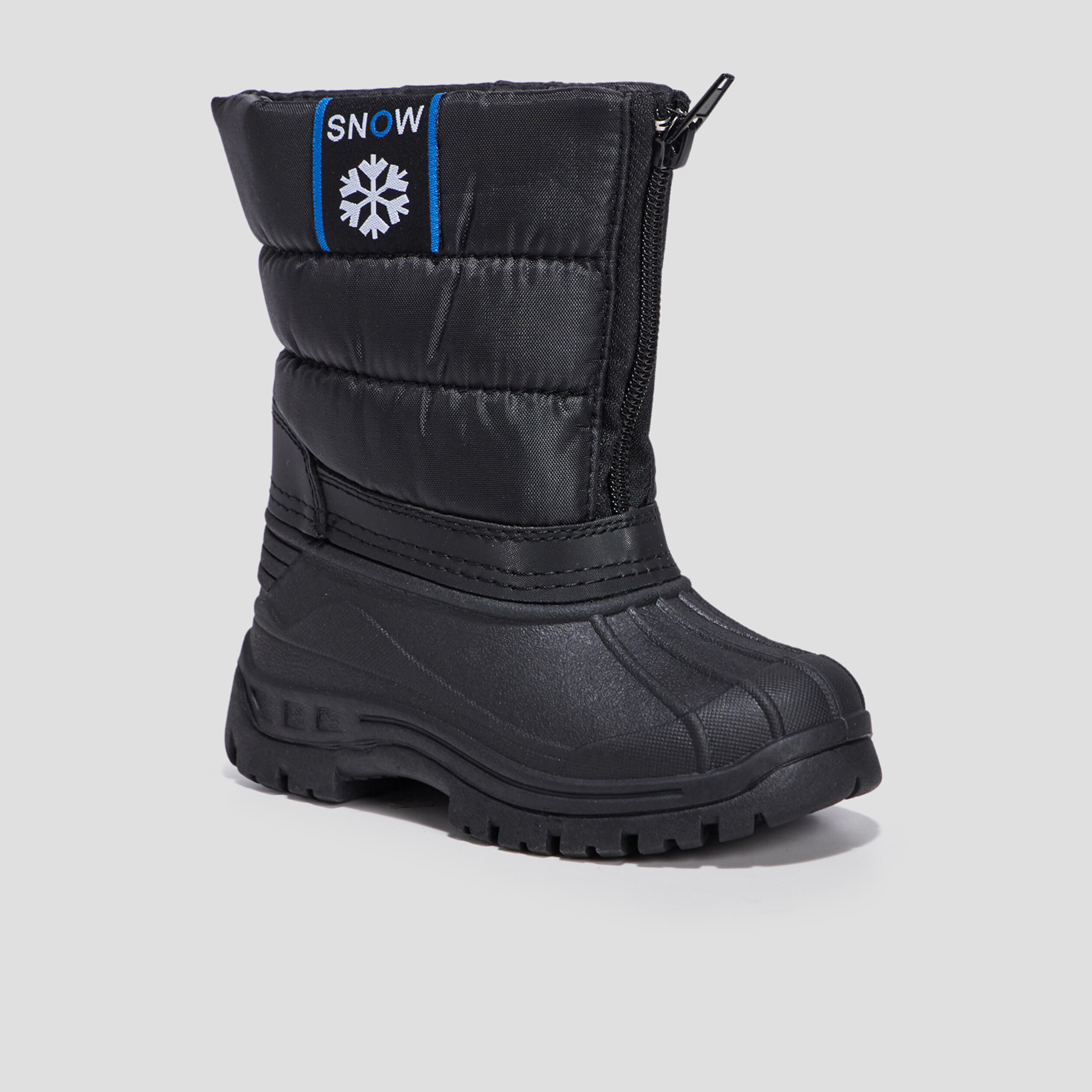 Bottes de neige crantées noir garçon | La Halle