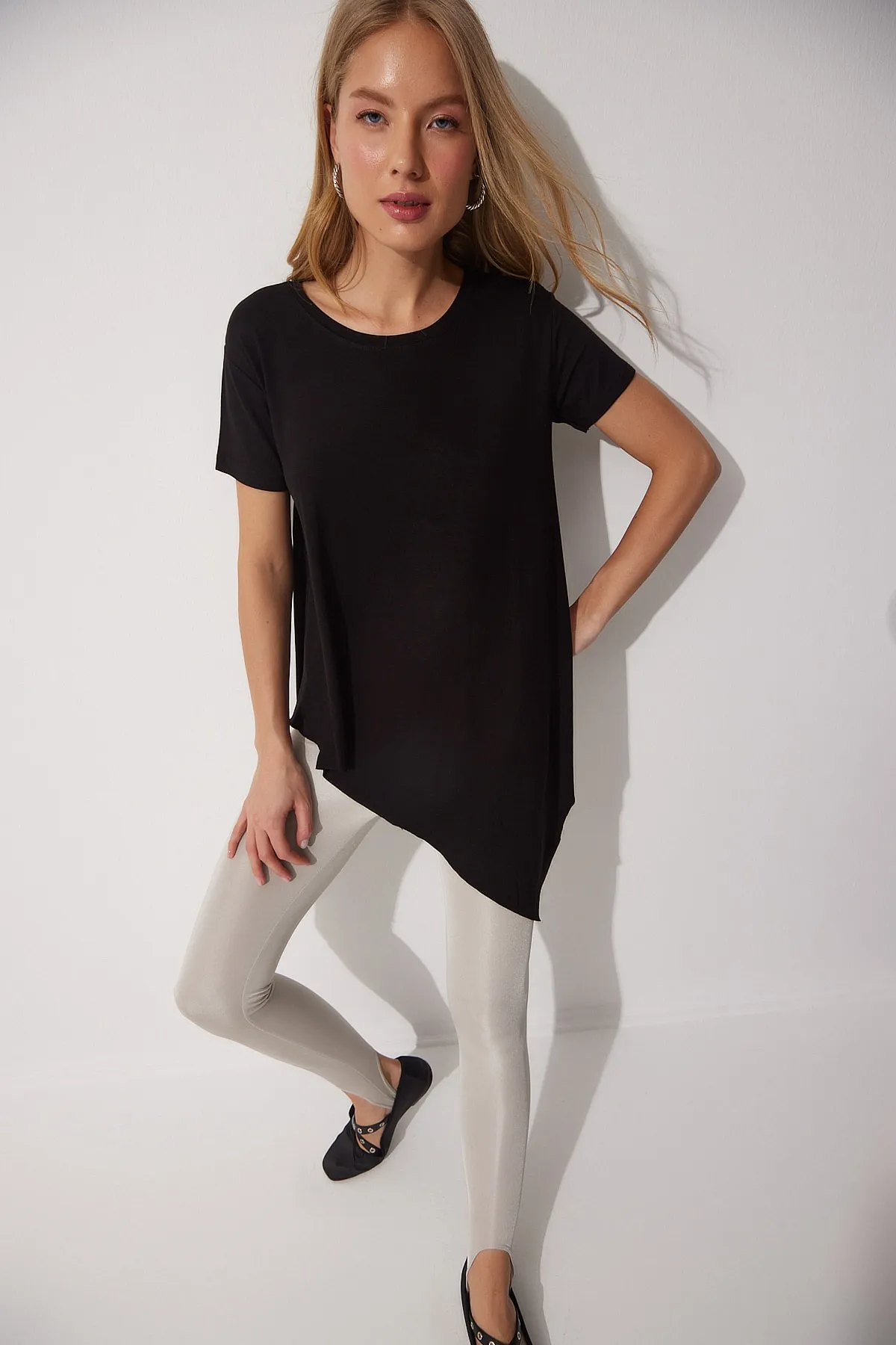 Happiness İstanbul  Tunika - Schwarz - Regular Fit