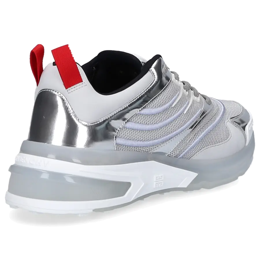 Givenchy - Sneaker low GIV 1 Kalbsleder - silber